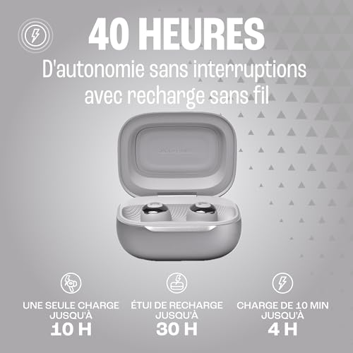 JBL Live Beam 3, Écouteurs sans fil avec oreillettes, Bluetooth, jusqu'à 48 h d'autonomie, Réduction de Bruit Active, son haute fidélité JBL Signature, étanches à l'eau IP55, bleu