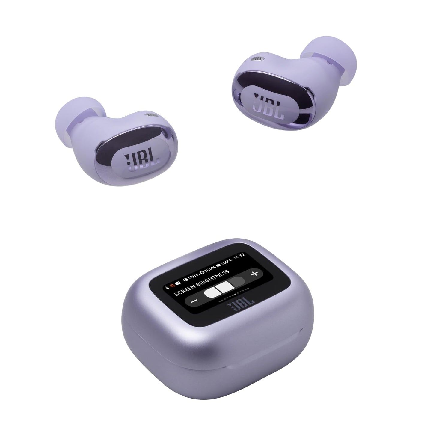 JBL Live Beam 3, Écouteurs sans fil avec oreillettes, Bluetooth, jusqu'à 48 h d'autonomie, Réduction de Bruit Active, son haute fidélité JBL Signature, étanches à l'eau IP55, bleu