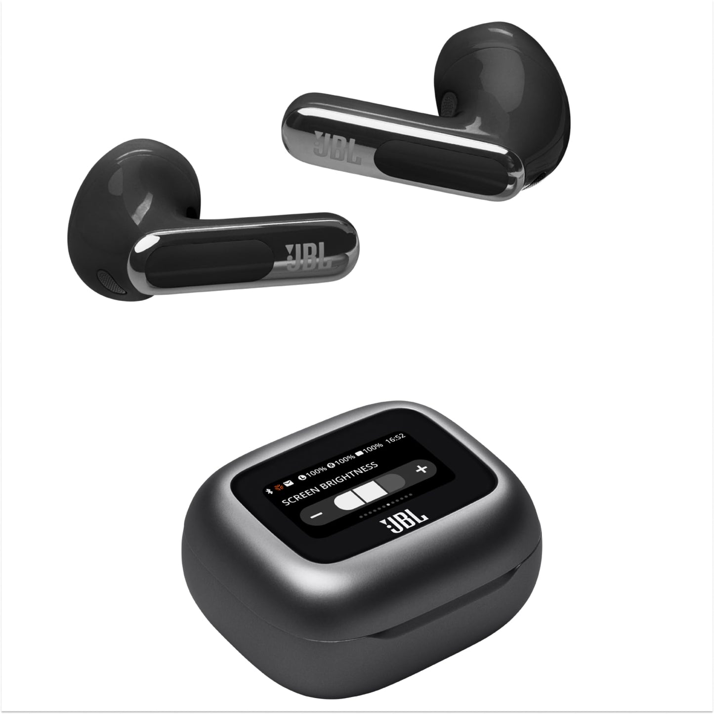 JBL Live Beam 3, Écouteurs sans fil avec oreillettes, Bluetooth, jusqu'à 48 h d'autonomie, Réduction de Bruit Active, son haute fidélité JBL Signature, étanches à l'eau IP55, bleu