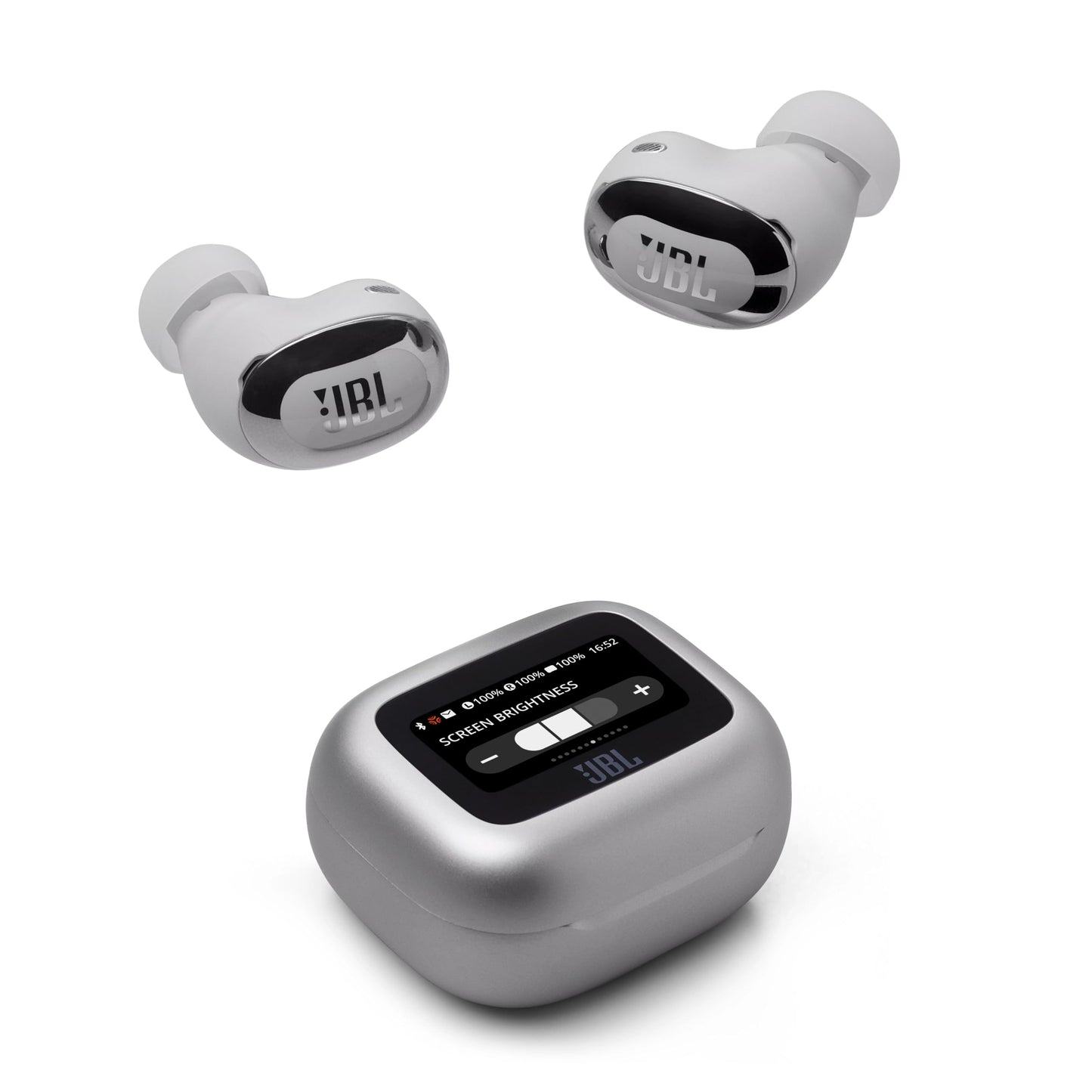 JBL Live Beam 3, Écouteurs sans fil avec oreillettes, Bluetooth, jusqu'à 48 h d'autonomie, Réduction de Bruit Active, son haute fidélité JBL Signature, étanches à l'eau IP55, bleu