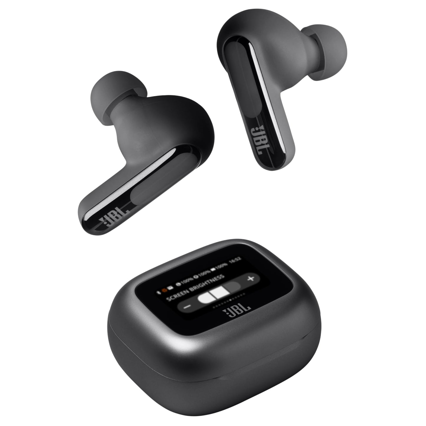 JBL Live Beam 3, Écouteurs sans fil avec oreillettes, Bluetooth, jusqu'à 48 h d'autonomie, Réduction de Bruit Active, son haute fidélité JBL Signature, étanches à l'eau IP55, bleu