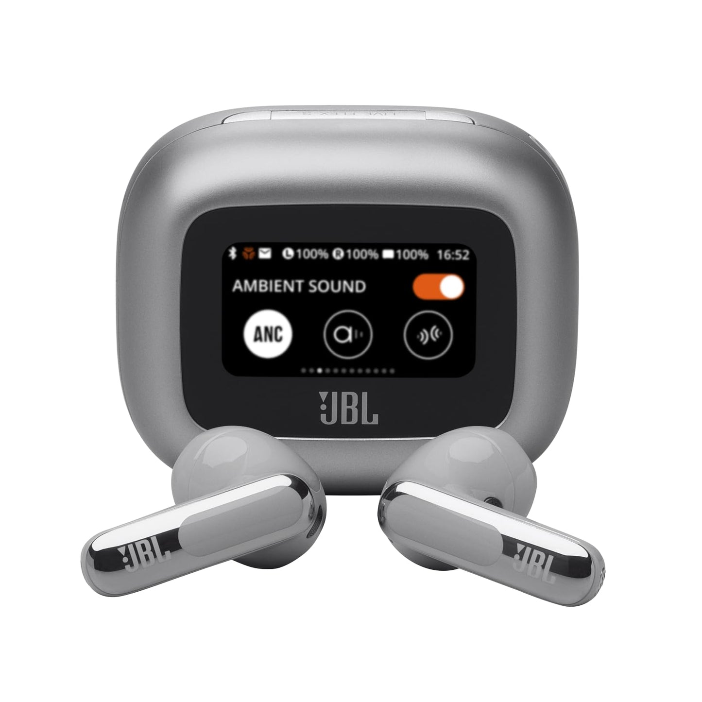 JBL Live Beam 3, Écouteurs sans fil avec oreillettes, Bluetooth, jusqu'à 48 h d'autonomie, Réduction de Bruit Active, son haute fidélité JBL Signature, étanches à l'eau IP55, bleu
