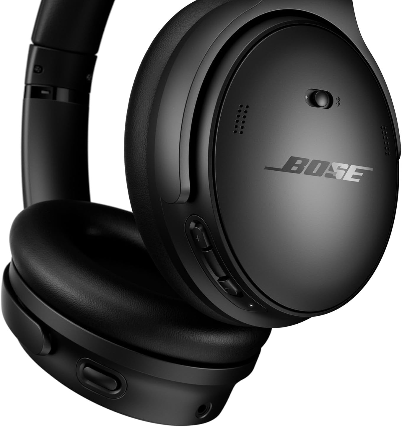 Bose QuietComfort SC Casque sans Fil à réduction de Bruit, Casque Supra-aural Bluetooth avec Une autonomie allant Jusqu’à 24 Heures, avec Étui Souple, Noir