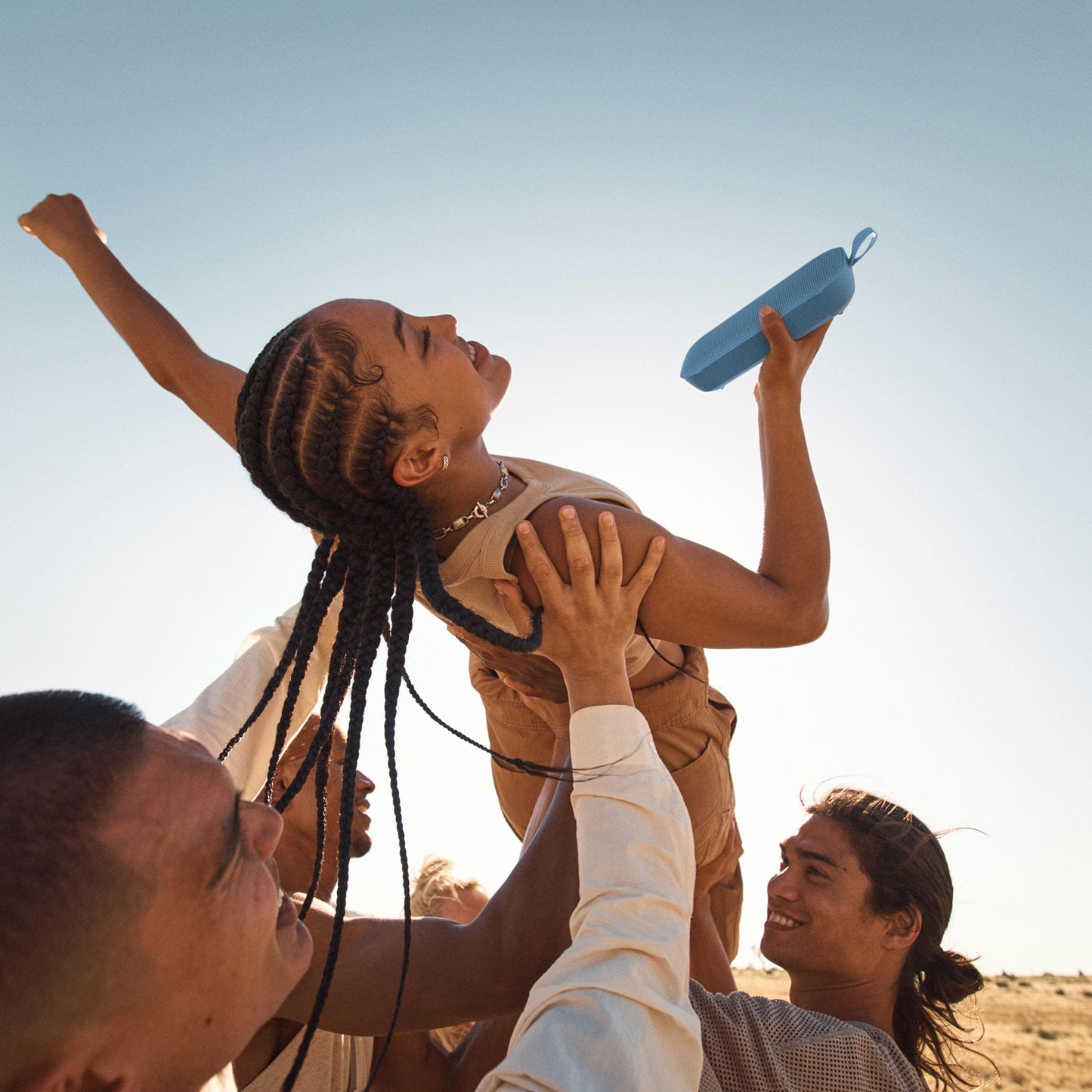 Bose SoundLink Flex (2e génération) Enceinte Bluetooth, Enceinte d’extérieur Portable avec Son Haute fidélité, 12 Heures d’autonomie, Étanche à l’Eau et étanche à la poussière, Bleu Crépuscule