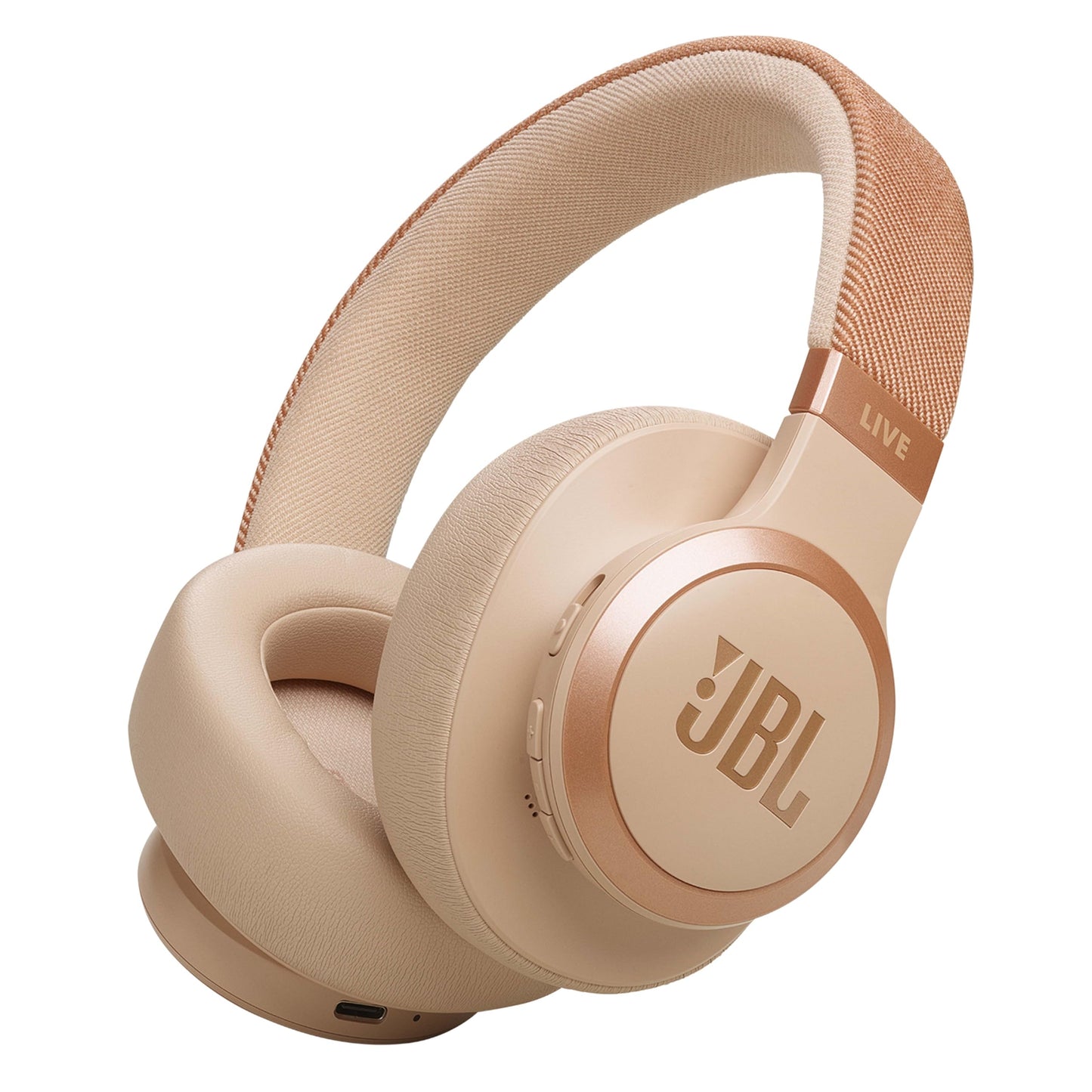 JBL Live 770NC Casque circum-auriculaire, Réduction de Bruit Adaptative, Smart Ambient, jusqu'à 65 heures d'autonomie, bleu