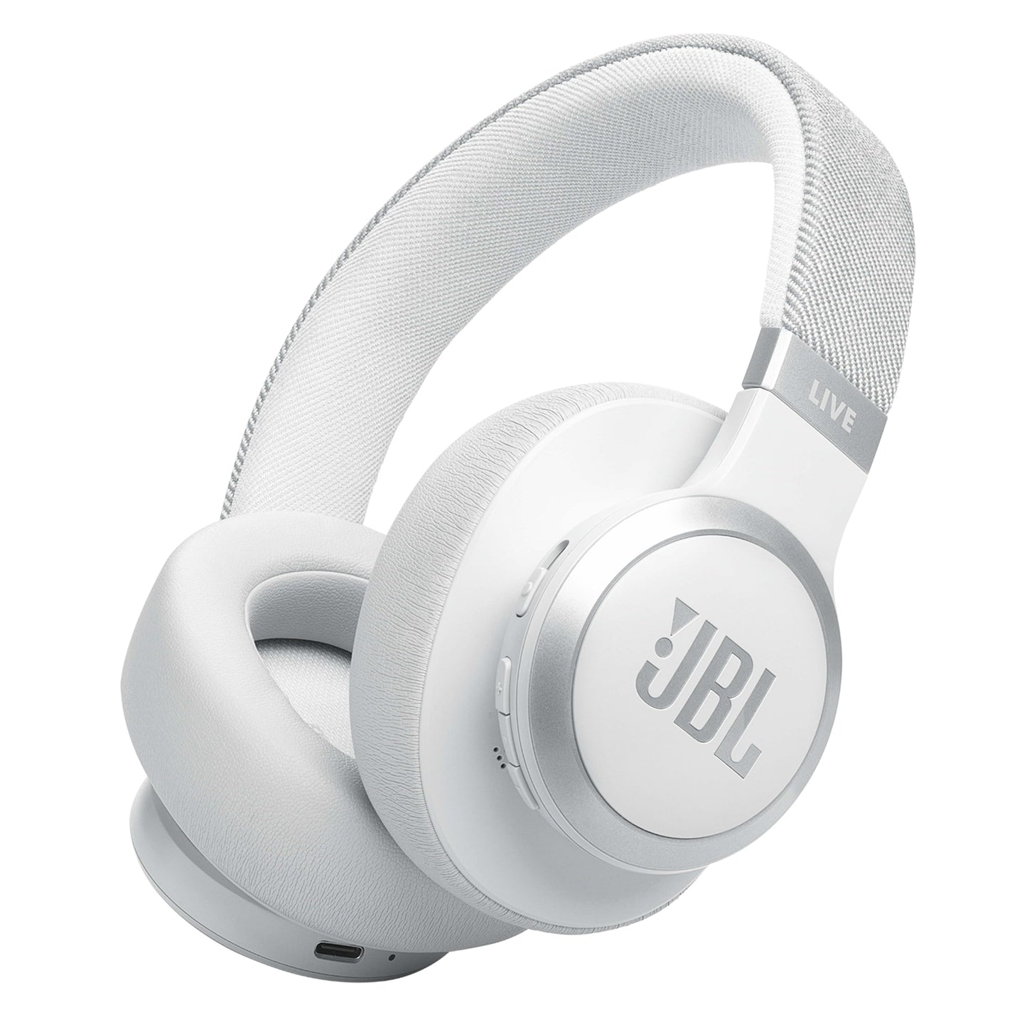 JBL Live 770NC Casque circum-auriculaire, Réduction de Bruit Adaptative, Smart Ambient, jusqu'à 65 heures d'autonomie, bleu